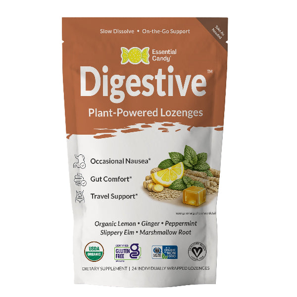 "Digestive Blend" Lozenges with Lemon, Ginger, and Peppermint