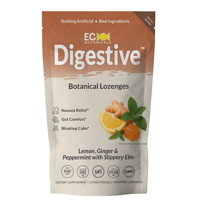 Hard Candy: "Digestive Blend" with Lemon, Ginger, and Peppermint