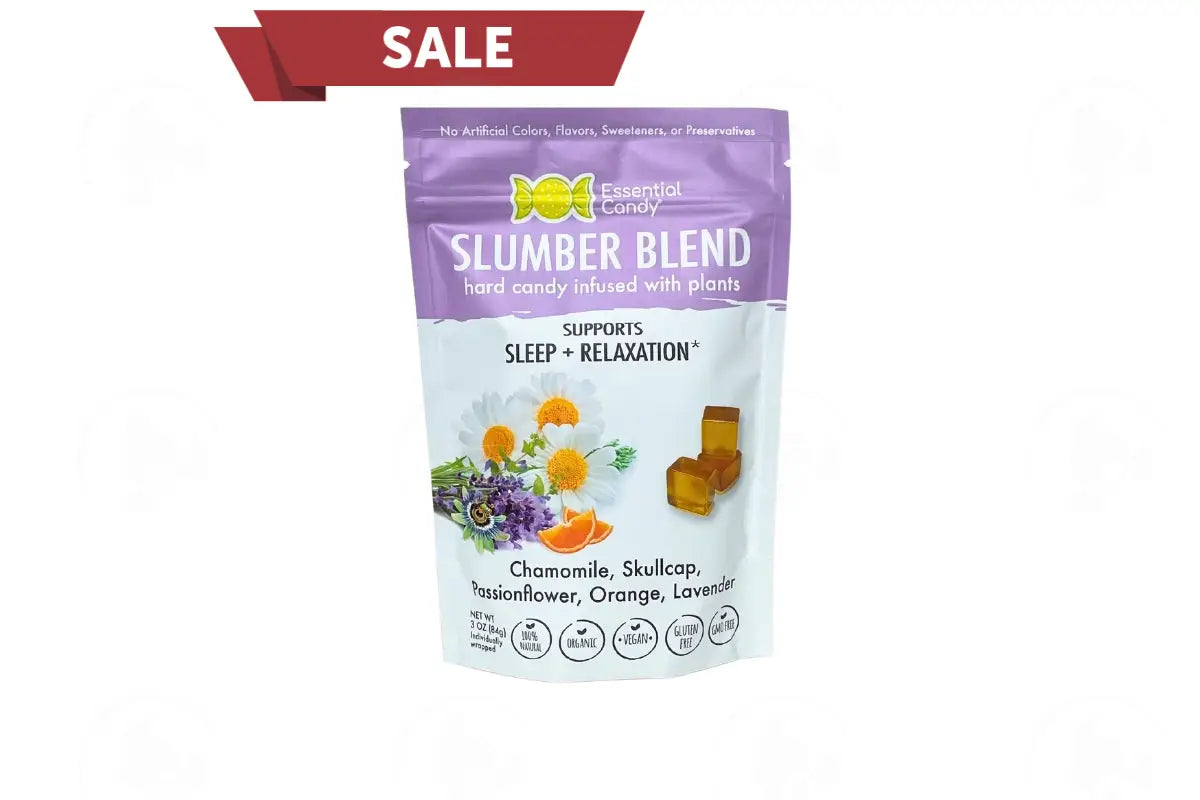 Hard Candy: Slumber Blend With Chamomile Skullcap Passionfruit Orange And Lavender