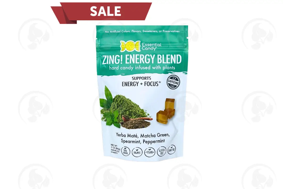 Hard Candy: Zing! Energy Blend With Yerba Mate Green Matcha Spearmint And Peppermint