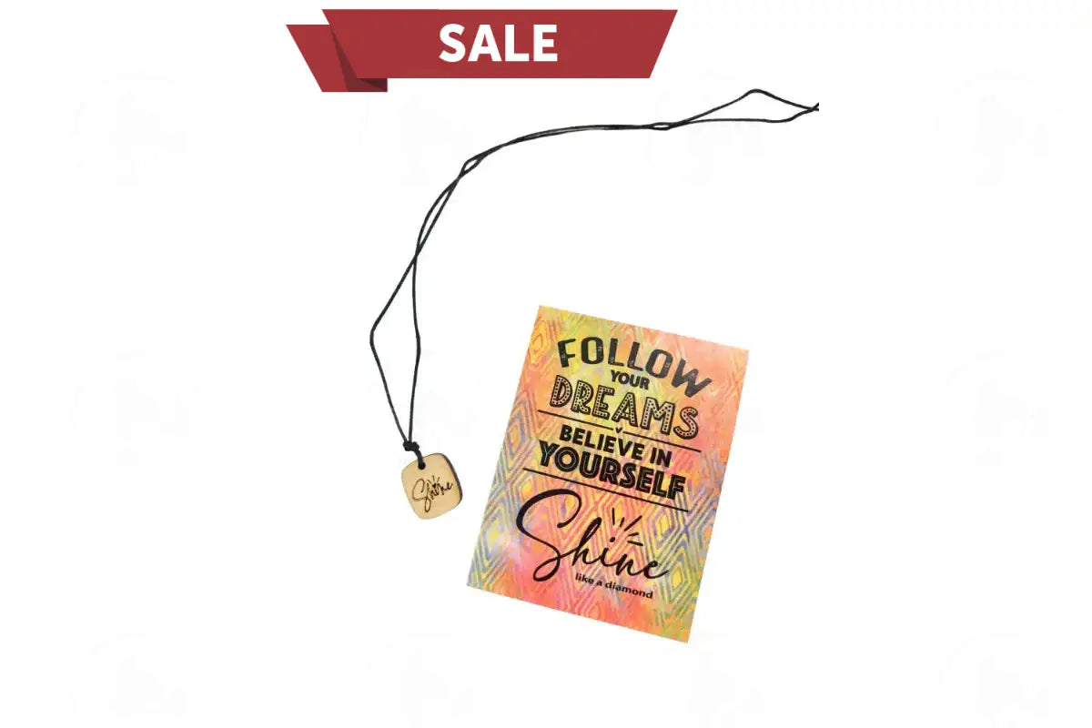Wooden Diffusing Necklace Shine