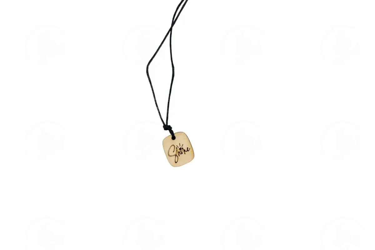 Wooden Diffusing Necklace Shine