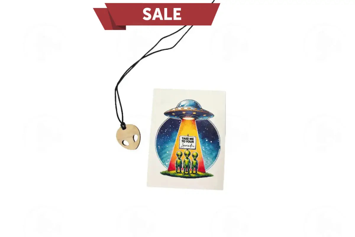 Wooden Diffusing Necklace Alien Head