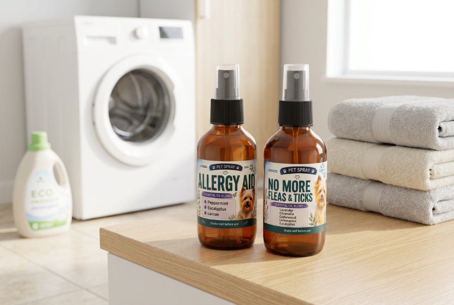 DIY Labels for Pet Spray Recipes - Set of 8