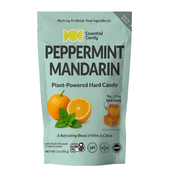 Peppermint Mandarin Botanical Infused Hard Candy