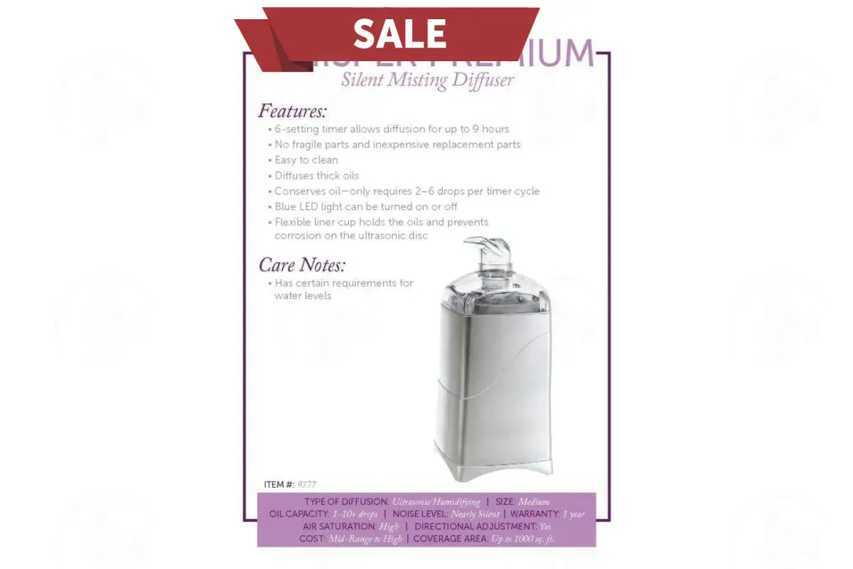 Ultrasonic Diffuser: Whisper Premium In Silver