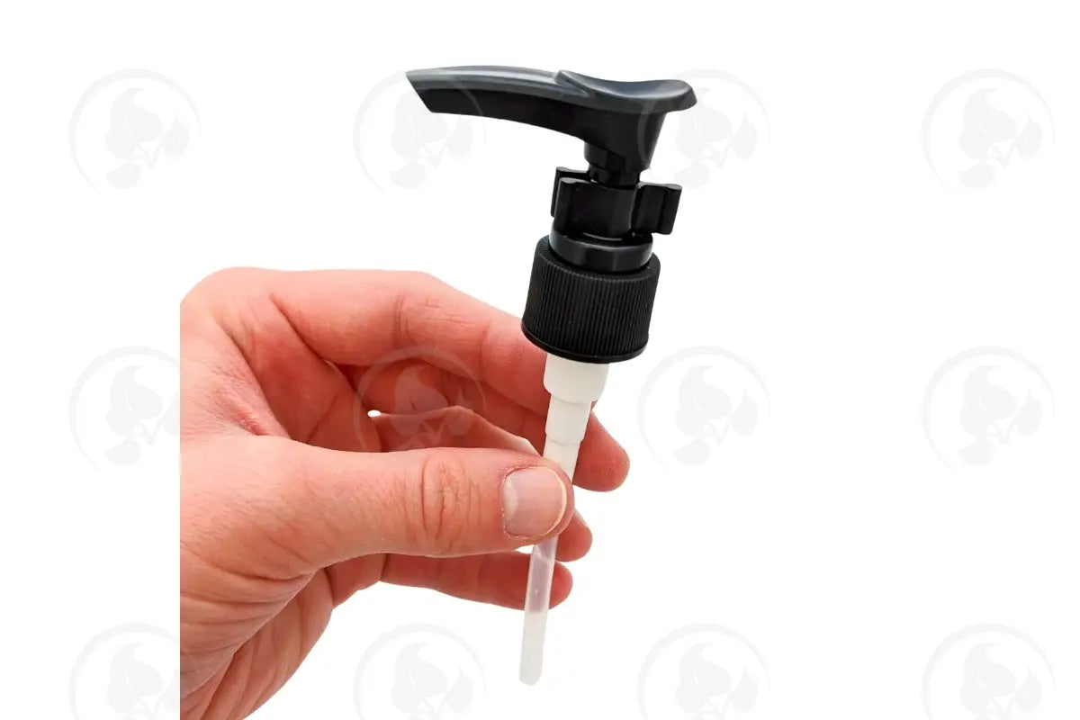 Pump Top: Black; 1 Oz. And 2 Glass 4 Plastic Bottles; 20-410 Neck Size