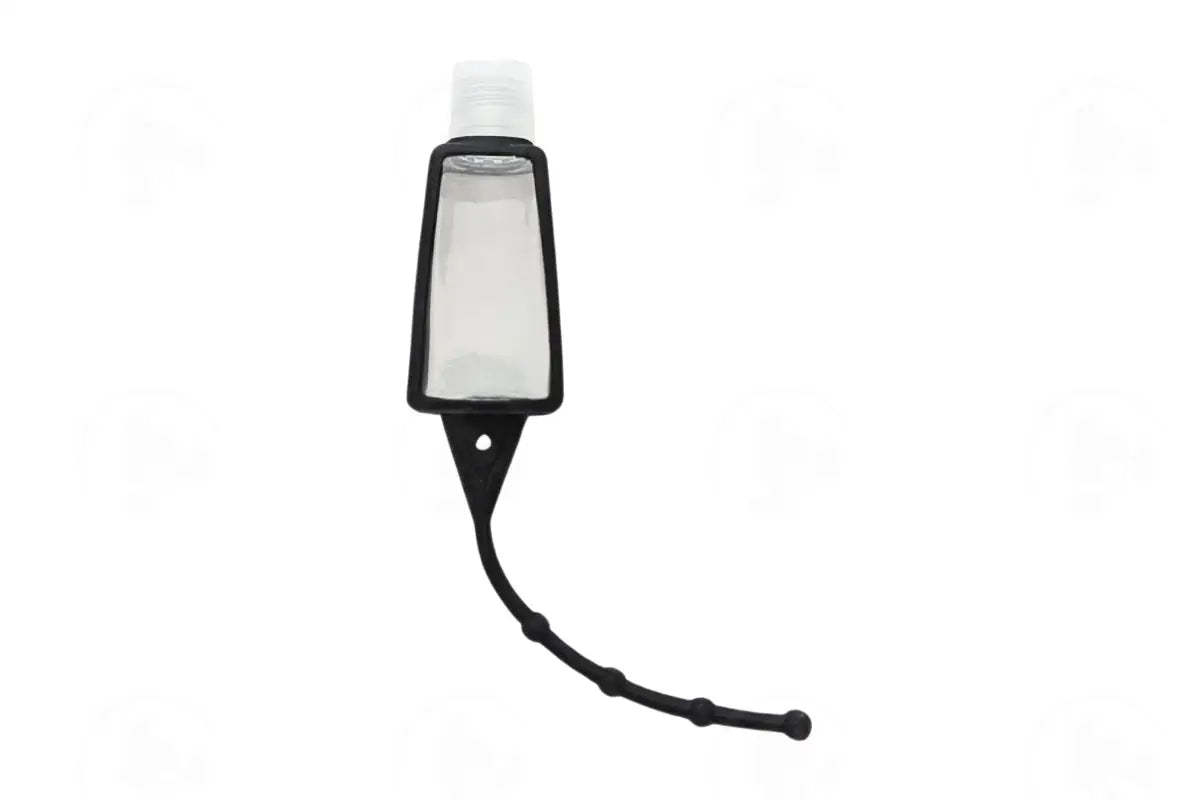 Silicone Travel Carriers With 1 Oz. Snap-Top Bottles (6 Count) Black