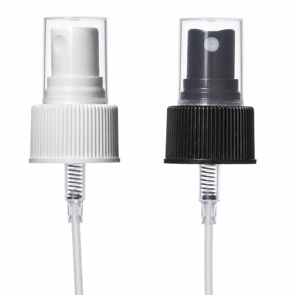 Misting Spray Tops: 2, 4, 8 oz. Plastic Bottles and 4 oz. Blue Glass Bottle; 24-410 Neck Size