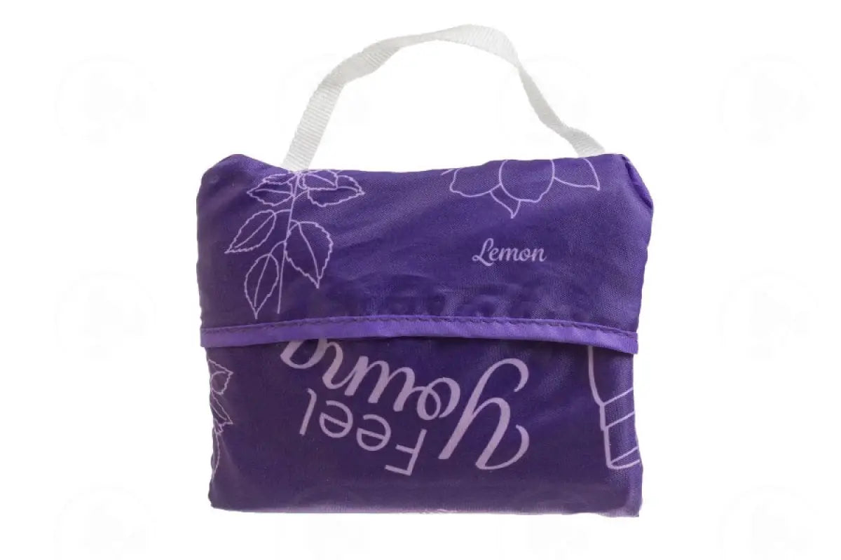 Reusable Shopping Bags: Purple (3 Count)